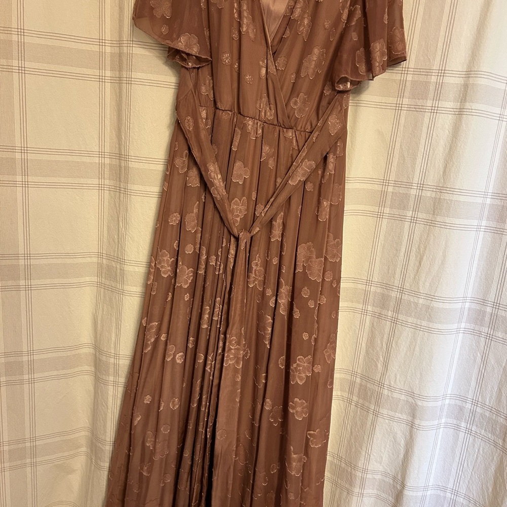 Soft brown dress